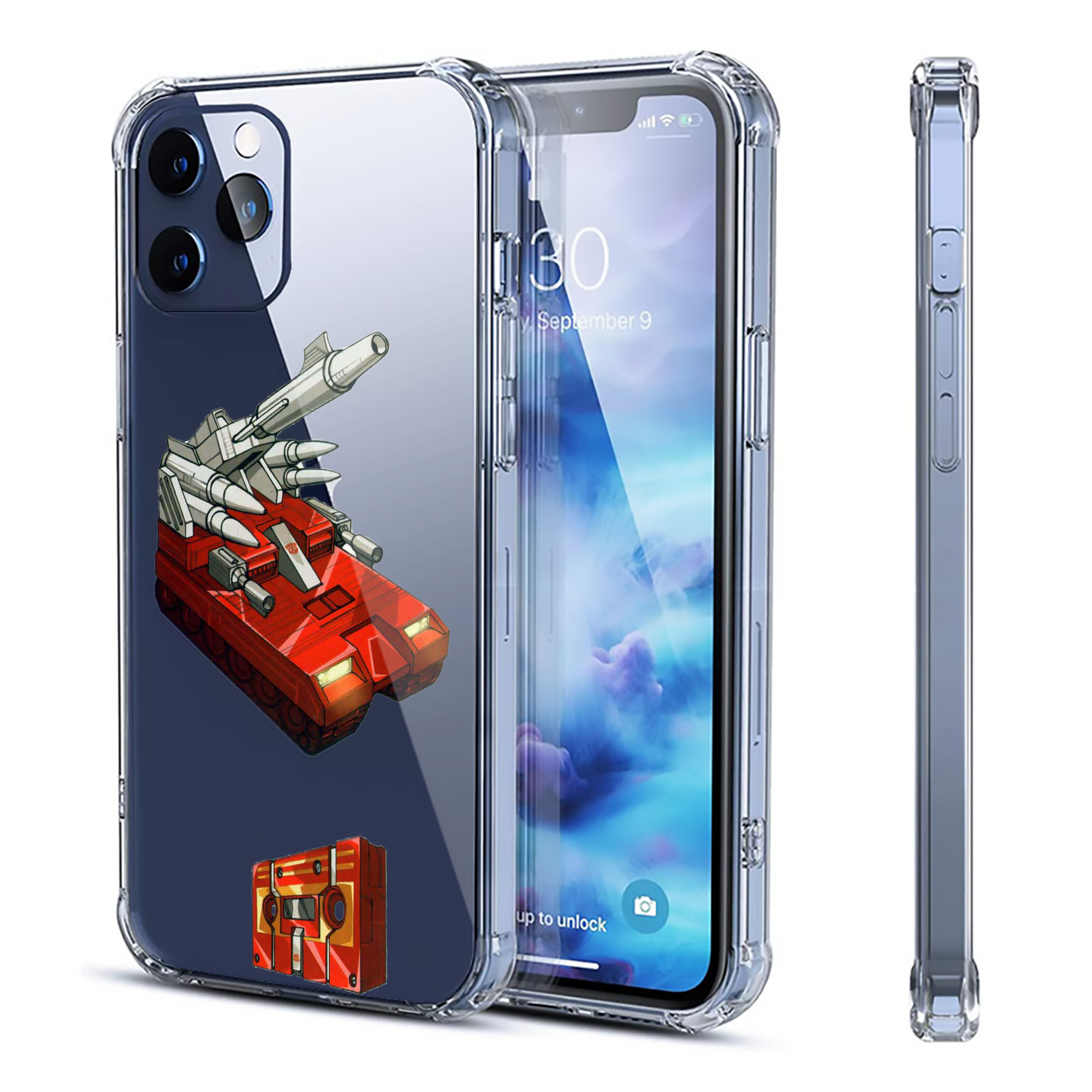 （画像用）  【iPhone 12シリーズ対応】透明スマホケース（クリアソフトケース）